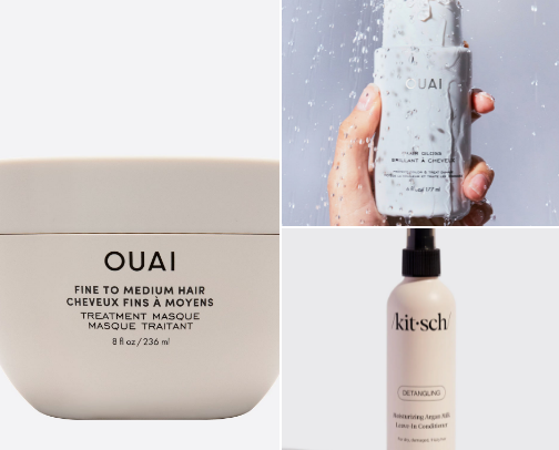 A Girl with thick hair who loves hair products cover photo collage