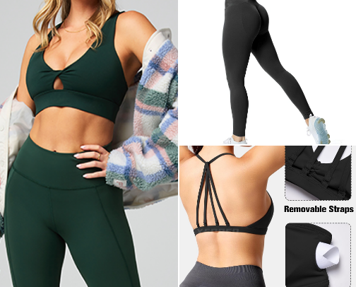 Best Sports Bras for Women: Comfort, Style & Performance Combined cover photo collage