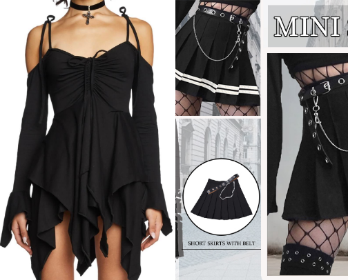 My Fav Emo Clothing Picks cover photo collage