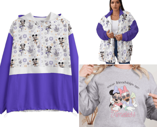 Disney parks style cover photo collage