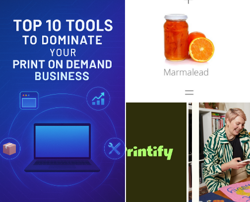 Top 10 Tools to Dominate Print On Demand in 2025 cover photo collage