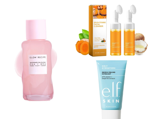 Amazon skincare finds under %25 cover photo collage