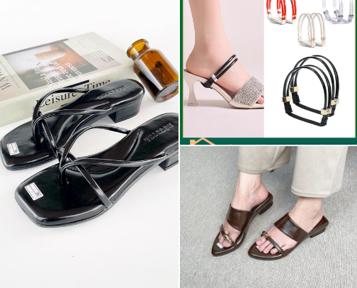 Magdiel Anaia Heels Sandal Hak Wanita 3 cm cover photo collage