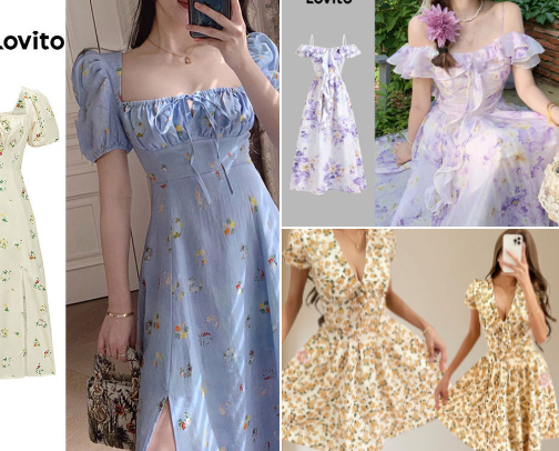 🌷DRESSES FOR CONSERVATIVE AND SEXY GIRLIES🌷 cover photo collage