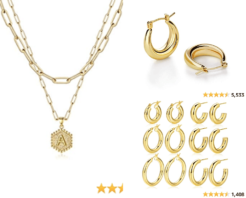 All Luxury Jewelry (on a budget) cover photo collage