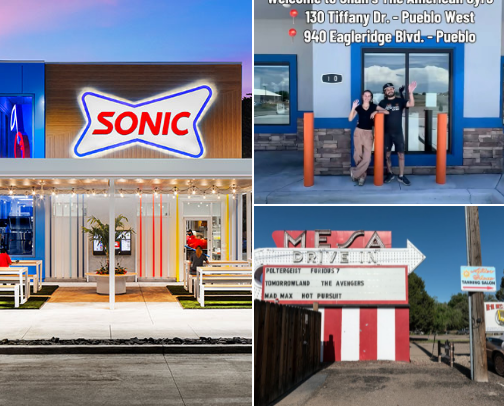 The Pueblo Drive-In Guide: 11 Spots for Classic Car-Side Dining cover photo collage