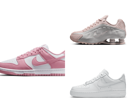 Nike sneakers for women cover photo collage