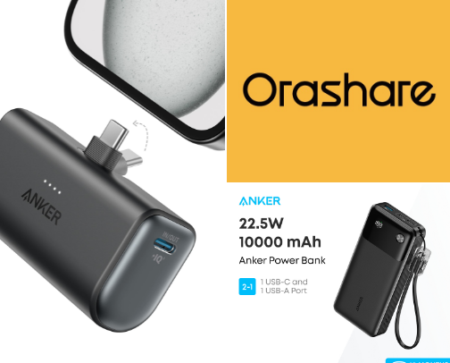 Powerbank on the go cover photo collage