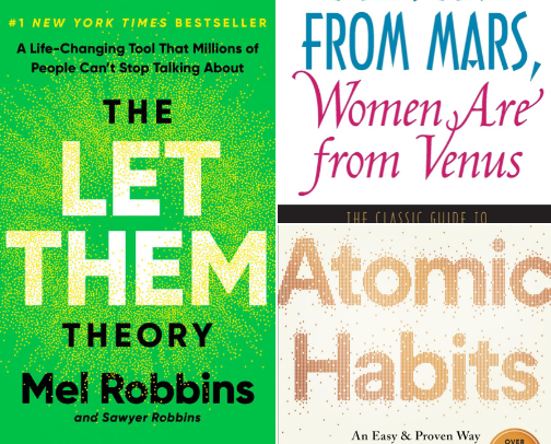 🌸 Books for Healing, Growth & Self-Discovery cover photo collage