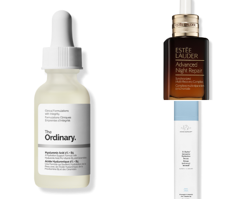 FACE SERUMS- these products help me remove my dry skin cover photo collage