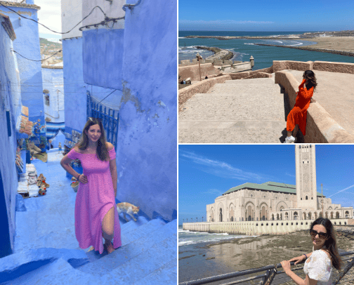 Morocco travel places cover photo collage