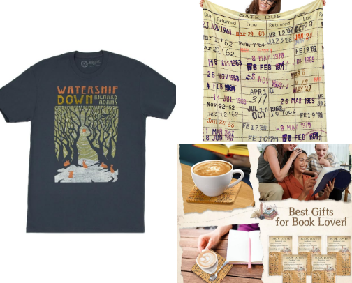 Bookish fun gift ideas cover photo collage