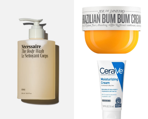 Best Body Care for Soft & Glowing Skin cover photo collage