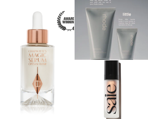 Products For Glowy Natural Makeup (high end) cover photo collage