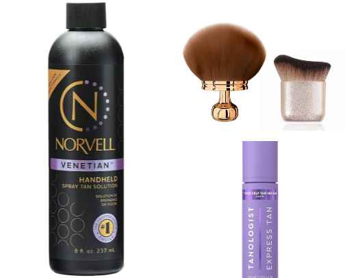 Self tanning favorites for college girls cover photo collage