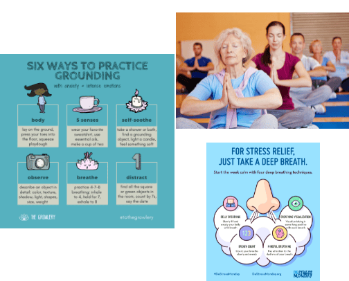 Relax, Recharge, Repeat: Stress Management Hacks cover photo collage