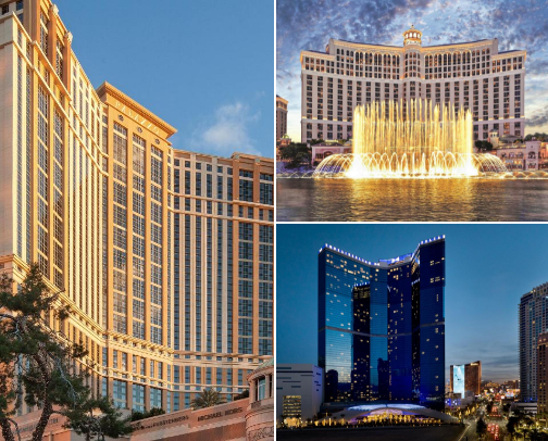 best hotels in Las Vegas cover photo collage