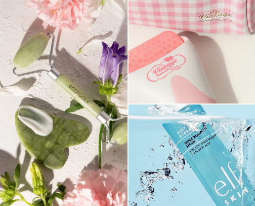 Skincare Routine cover photo collage
