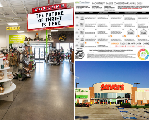 Thrift shopping in KC cover photo collage