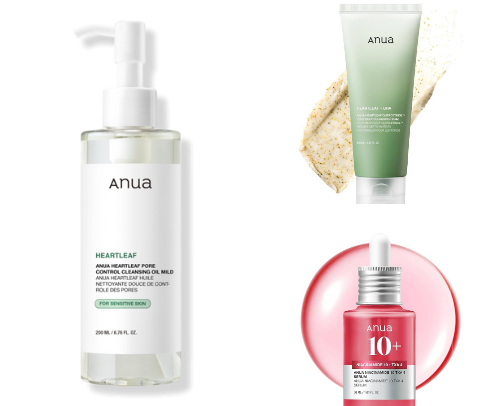 Korean Glass skincare products cover photo collage