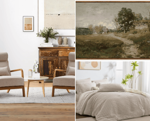 Luxury on a budget home decor cover photo collage