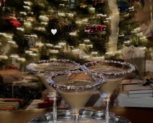 A cool girls Christmas 🎄🍸🪩 cover photo collage