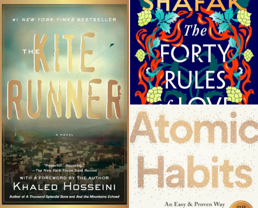 My favorite book recs cover photo collage