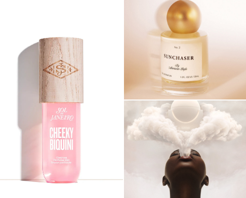Summer scents cover photo collage