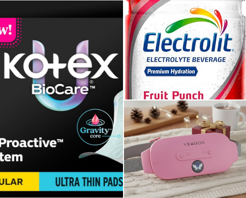 Period Essentials 🩸🧘🏾‍♀️💁🏾‍♀️ cover photo collage
