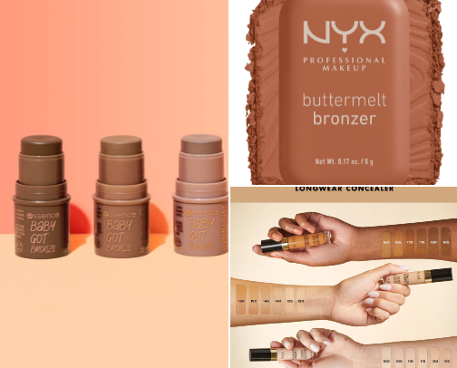 best drugstore affordable🩵 cover photo collage