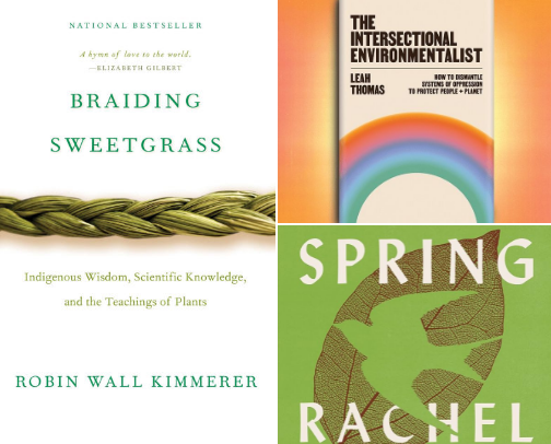 Books To Kickstart Your Sustainable Journey 📚🌿🌎 cover photo collage