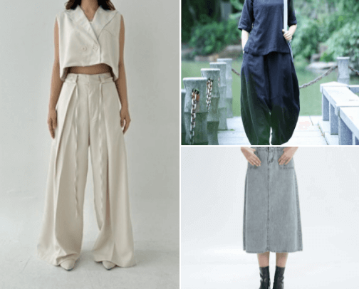 Perfect Your Style with Trendy Women's Pants or Skirts cover photo collage