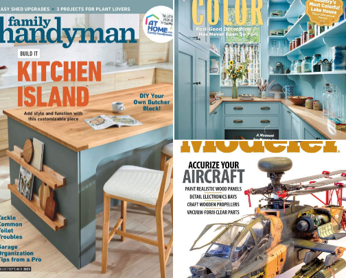 Magnificent Magazines cover photo collage