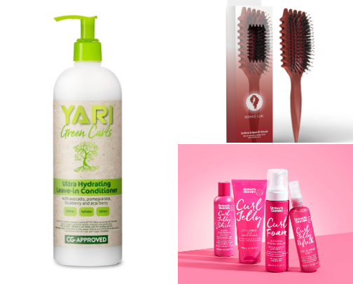 Curly hair products that actually work! cover photo collage