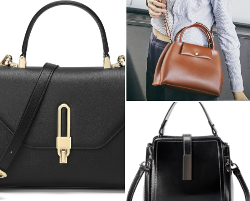 Favorite Trendy Handbags for Work cover photo collage