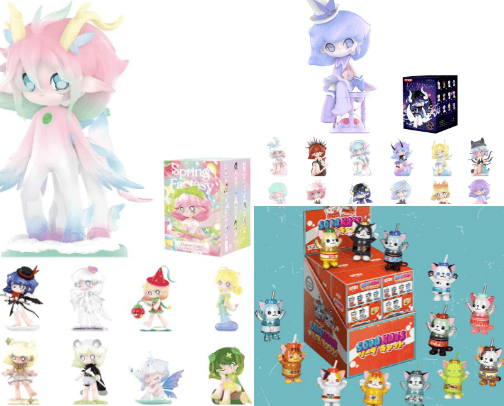 blind boxes! cover photo collage
