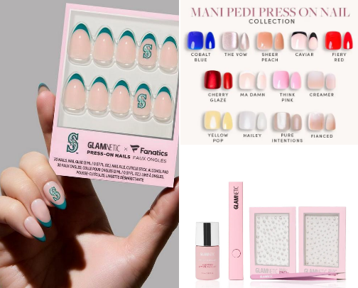 Glamnetic : Girl math says I’m saving $$$ not going to the salon cover photo collage