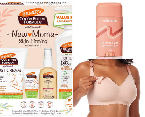 Top products that got me through pregnancy and postpartum cover photo collage