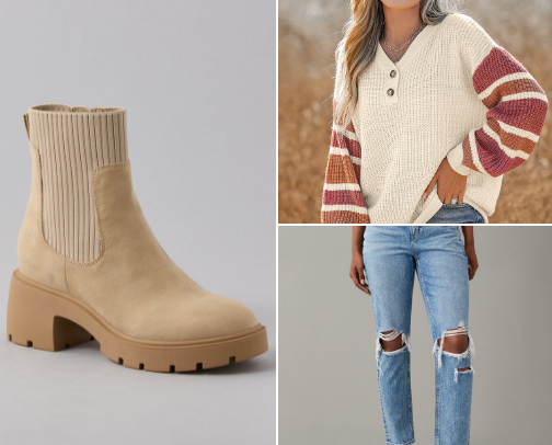 Fall fashion for mamas! 🍂🧣 cover photo collage