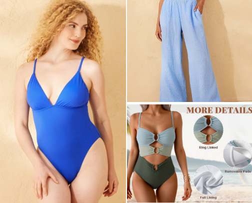 Beach Trip Packing List- Mom Edition cover photo collage