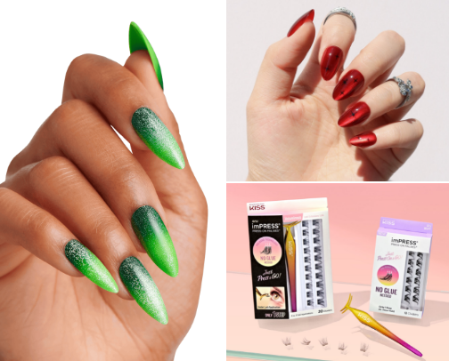 Press on nails: cute designs & durable💅🏽 cover photo collage