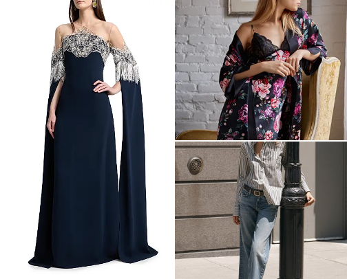 Saks Fifth Avenue Women’s Designer Dresses for Elegant & Modern Style cover photo collage