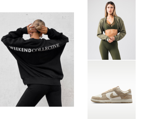 My Sporty Chic: Everyday Outfits I Actually Wear From Coffee to Class cover photo collage