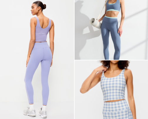 Colorful & Affordable Workout Sets cover photo collage