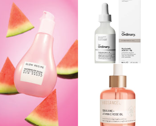Glow Skincare Essentials cover photo collage