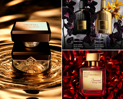LONG-LASTING LUXE PERFUMES FOR WOMEN cover photo collage
