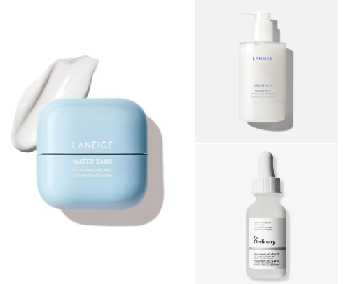 Favorite Acne Prone Skincare Recs! ✨ cover photo collage