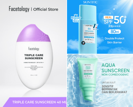 facial skin care recommendations cover photo collage