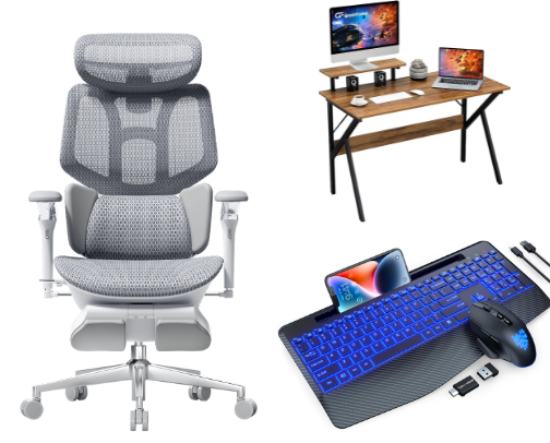 Best Home Office Essentials for Productivity cover photo collage