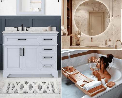 Bathroom Essentials & all that jazz 🛀🏼🫧 cover photo collage